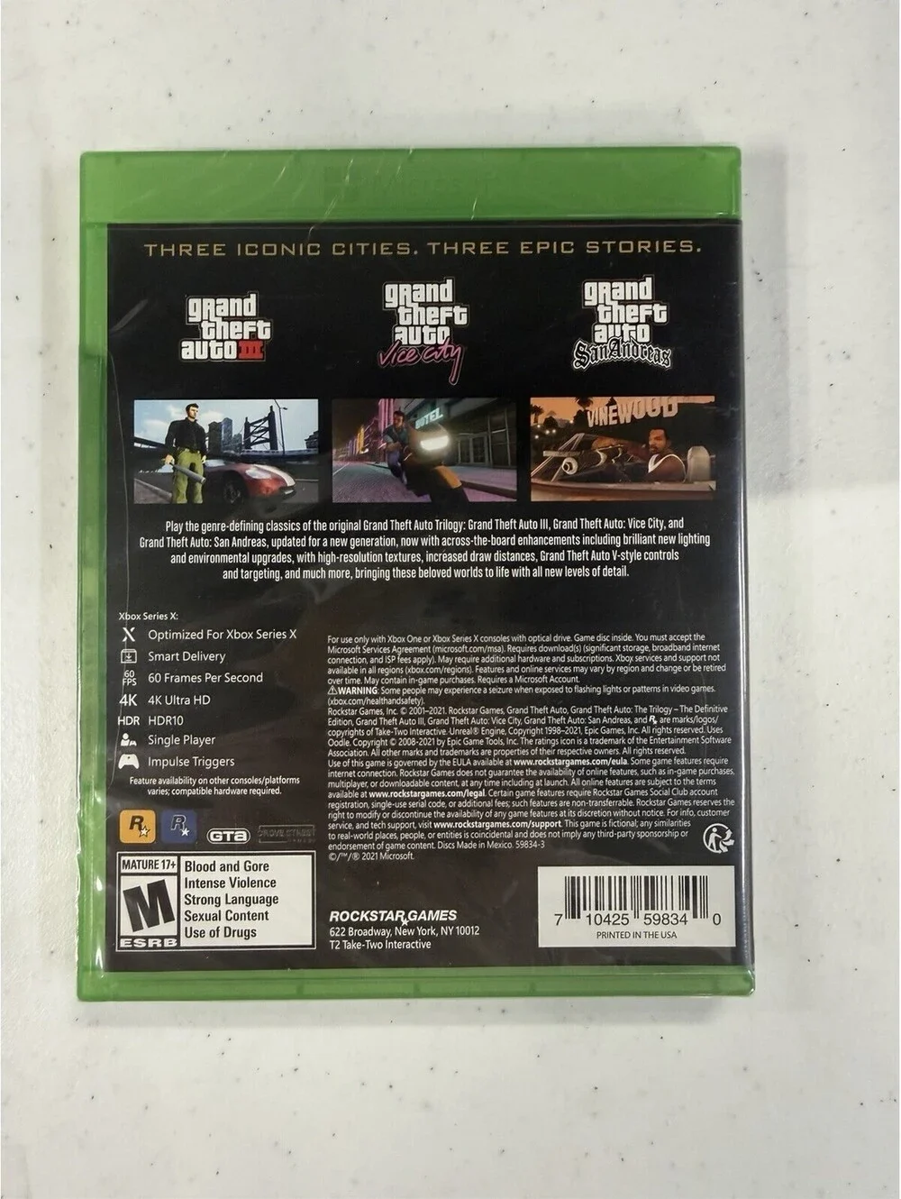 Grand Theft Auto: The Trilogy - The Definitive Edition - Xbox Series X/Xbox One